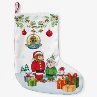 Chaussette de Noël Moo & Oink pour le 50e annivers