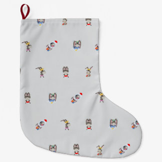 chaussette de Noël motif âne
