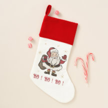 Noël blanc et rouge du Père Noël Stocker