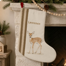 Chaussette de Noël nordique personnalisée pour béb