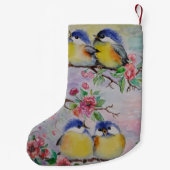 Chaussette de Noël Oiseaux Mignons (Dos)