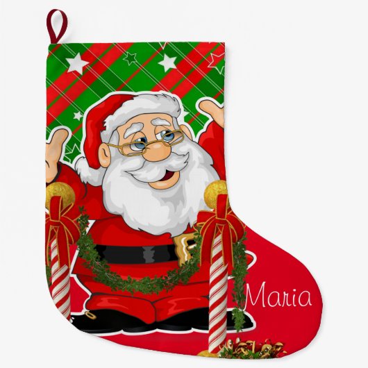 Chaussette de Noël, Père Noël (Devant)