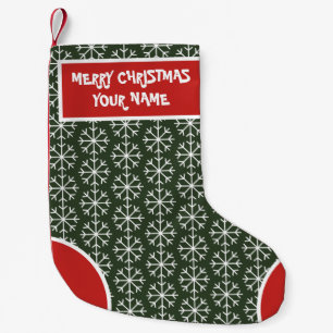 Chaussette de Noël personnalisée avec motif de flo