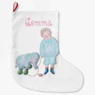 Chaussette de Noël personnalisée pour enfants mign