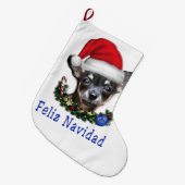 chaussette de Noël pour chien (Devant (Accrochage))