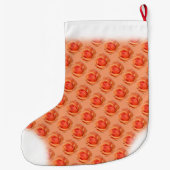 Chaussette de Noël Rose Orange Chaussette de Noël (Dos)