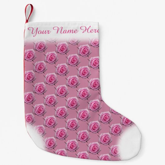 Chaussette de Noël Rose Rose Chaussette de Noël Pe (Devant)