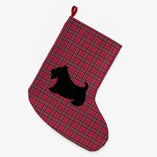 Chaussette de Noël Scottish Terrier (Devant (Accrochage))