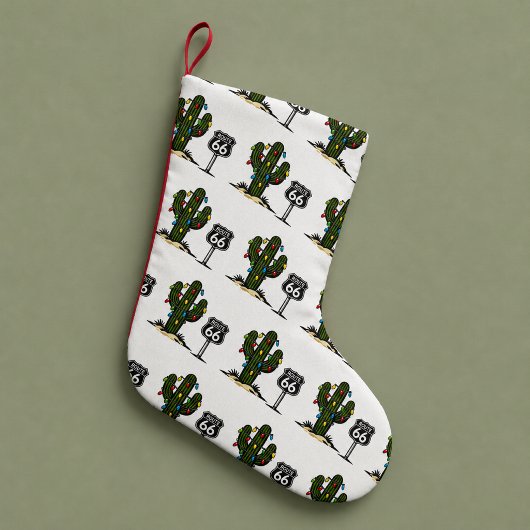 Chaussette de Noël sur le thème de la route 66 et 
