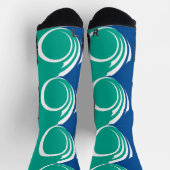 Chaussette de sport à équipage avec drapeau d'Otta (Haut)