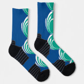 Chaussette de sport à équipage avec drapeau d'Otta (Droite)