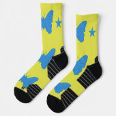 Chaussette de sport à équipage avec le drapeau de (Gauche)