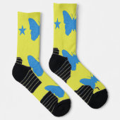 Chaussette de sport à équipage avec le drapeau de (Droite)