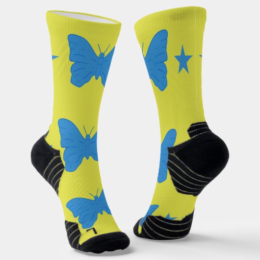 Chaussette de sport à équipage avec le drapeau de (Angulaire)
