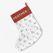 Chaussette de vacances d'hiver de ski (Dos (Accrochage))