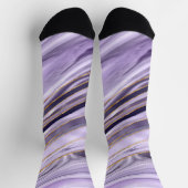 Chaussette Débit de marbre Lavande (Haut)