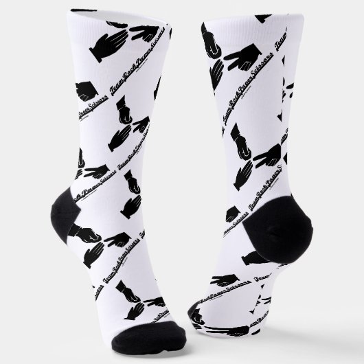 Chaussette Décideur de jeu de main Pierre Feuille Ciseaux Équ (Angulaire)