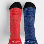 Chaussette Déclaration d'indépendance des États-Unis (Haut)