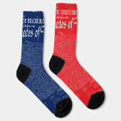 Chaussette Déclaration d'indépendance des États-Unis (Droite)