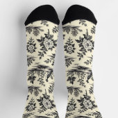 Chaussette Decorative French toile pattern (Haut)