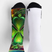 Chaussette Découvrez l'harmonie parfaite du Shamrock, de la m (Haut)