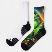 Chaussette Découvrez l'harmonie parfaite du Shamrock, de la m (Gauche)