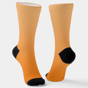 Chaussette Dégradé d'orange clair à foncé
