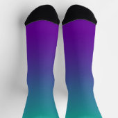 Chaussette Dégradé Violet Turquoise (Haut)