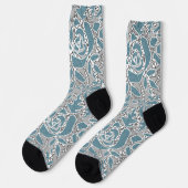 Chaussette Dentelle abstraite sans couture romantique rétro b (Gauche)