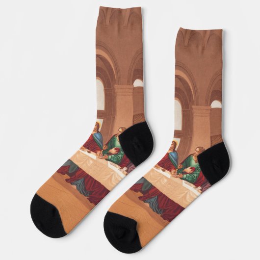 Chaussette Dernière Cène de Jésus-Christ (Gauche)