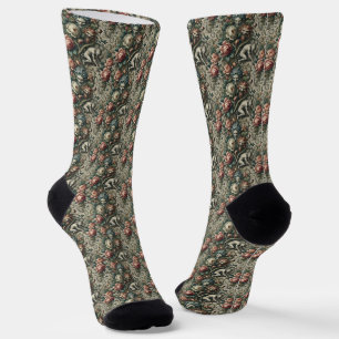 Chaussette Des étrangers dans le parc à la nuit - Délirium go
