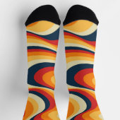 Chaussette Design abstrait et coloré (Haut)