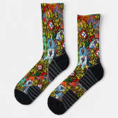 Chaussette Design d'art populaire portugais (Gauche)