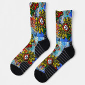 Chaussette Design d'art populaire portugais (Gauche)