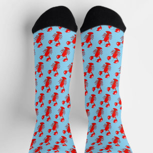 Chaussette Design de dessin de homard au homard doux et souri