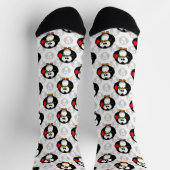 Chaussette Design de Motif de surface de pingouin mou Imprime (Haut)