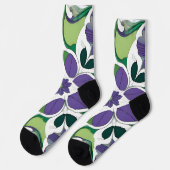 Chaussette Design floral Abstrait coloré (Gauche)