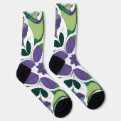 Chaussette Design floral Abstrait coloré (Droite)