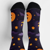 Chaussette Design Halloween Abstrait (Haut)