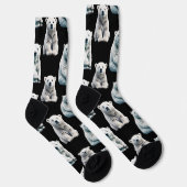 Chaussette Design Motif animal de l'ours polaire (Droite)