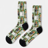 Chaussette Design Motif de tigre (Gauche)