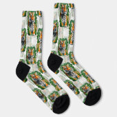 Chaussette Design Motif de tigre (Droite)