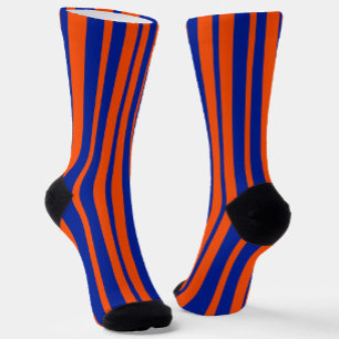 Chaussette Design Motif Orange Blue