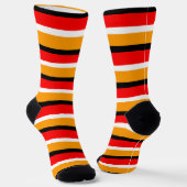 Chaussette Design Motif Red Orange (Angulaire)