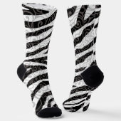 Chaussette Design tourbillonnant Zebra (Angulaire)