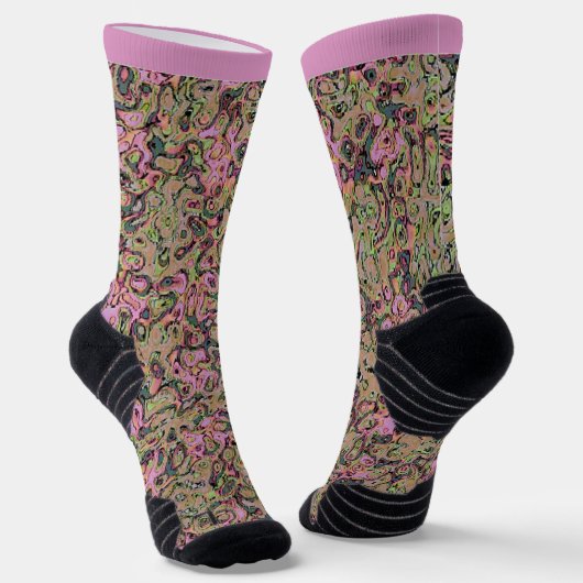 Chaussette Design Victoria Chic-Pink du Vieux-Monde (Angulaire)