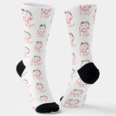 Chaussette Design Your Own Custom Socks with Your Child's Art (Angulaire)