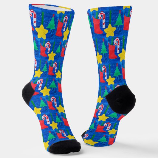 Chaussette Design Your Own Custom Socks with Your Child's Art (Angulaire)