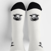 Chaussette Dessin de la tête d’un mouton (Haut)