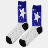 Chaussette Dessin du drapeau chilien (Gauche)